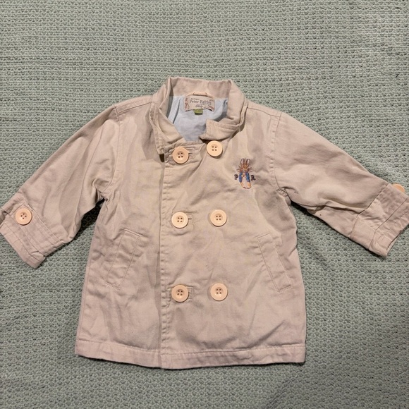 Peter Rabbit Kids' Cream Pea Coat